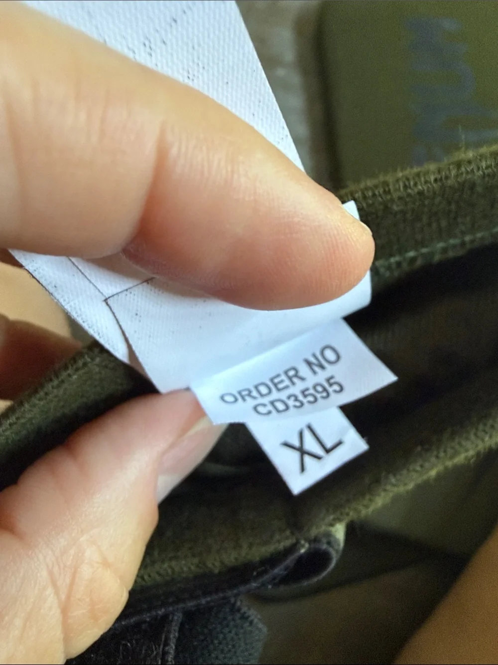 Olive Green Duffel Accessory Sling - Travel Pouch